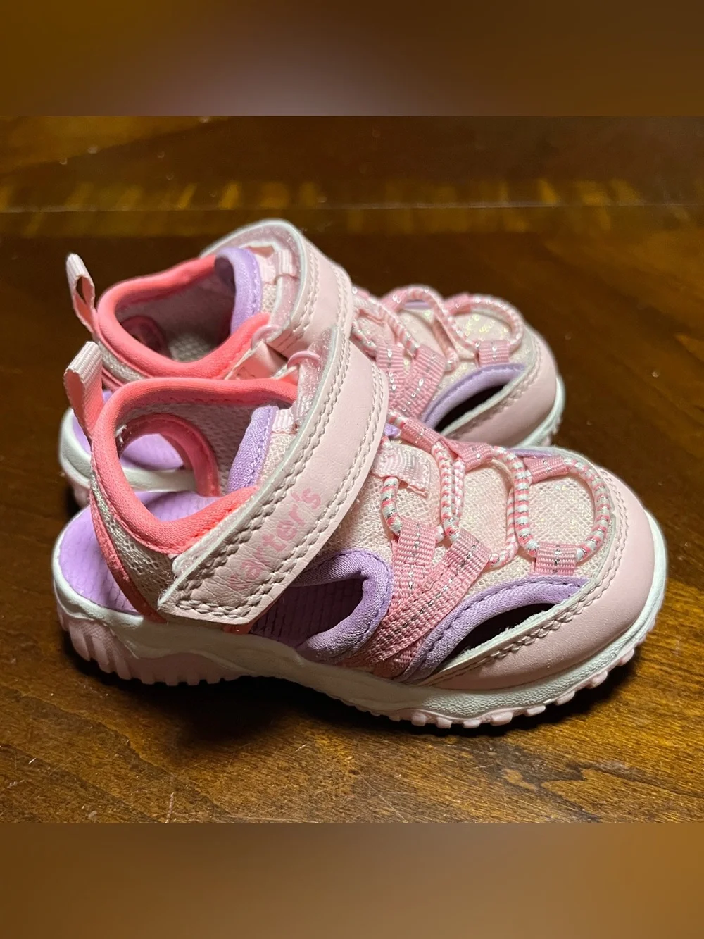 Carter’s toddler girl sandals, size 5